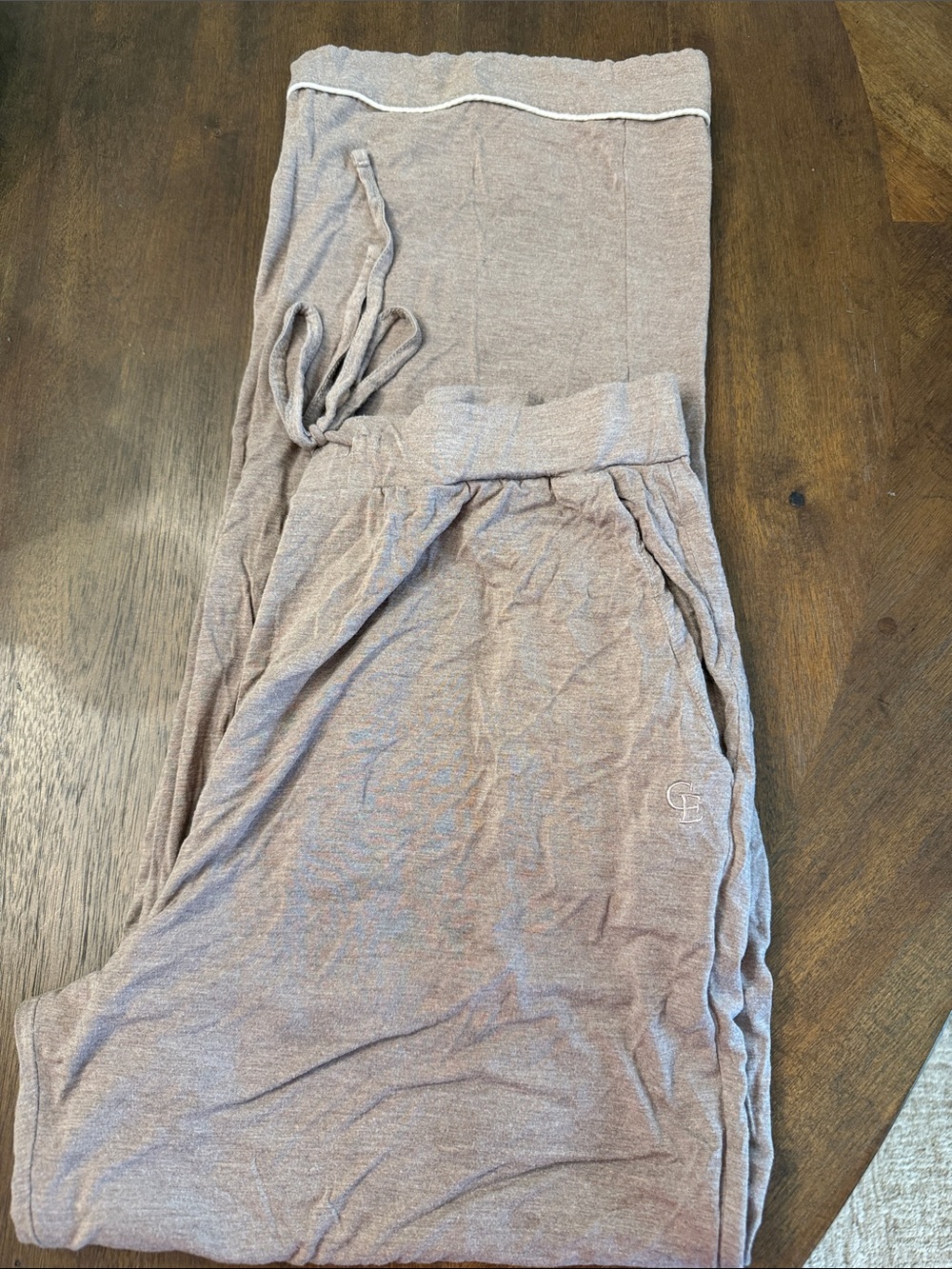 Cozy earth Soft Lightweight Lounge Pants in beige